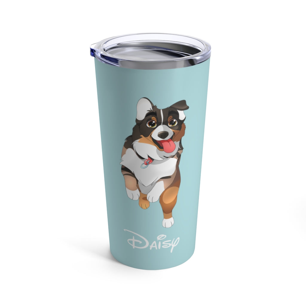 Custom Disney Style Pet Art Tumbler 20oz
