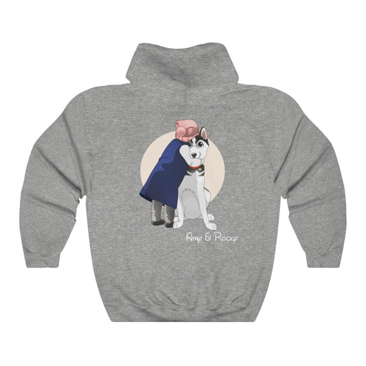 Unisex Hand-drawn Disney Style Pet Illustration Hoodie