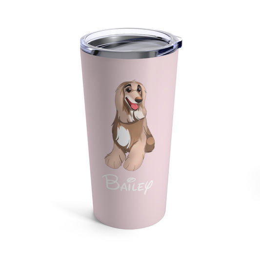 Custom Disney Style Pet Art Tumbler 20oz