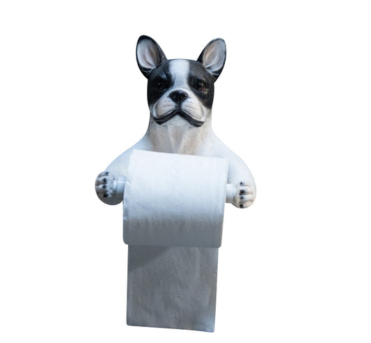 Frenchie Toilet Roll Holder 1