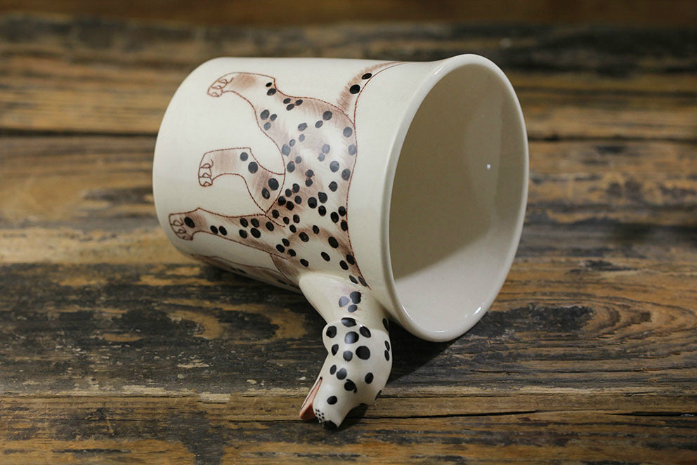 Hand-painted 3D Dalmatian Mug 8.8oz