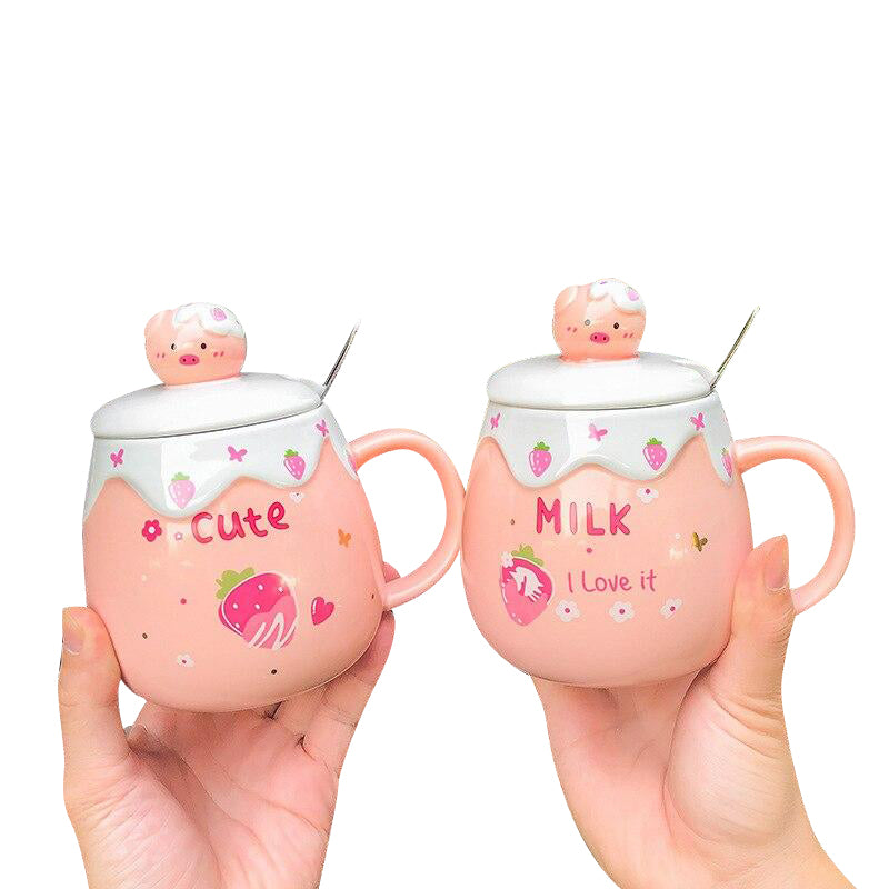 Piggy Bath Mug 14oz