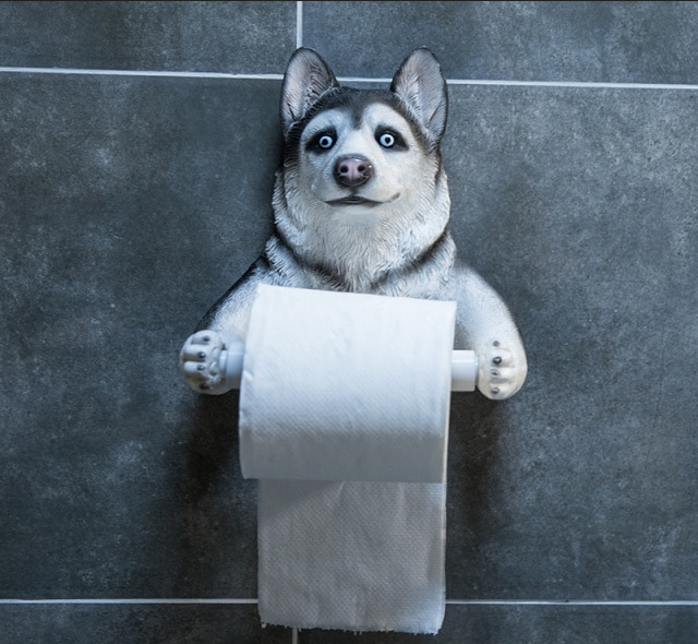 Husky Toilet Roll Holder