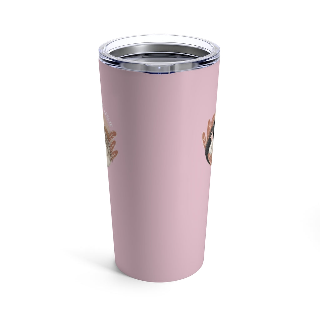 Hand-drawn Artistic Style Half-Body Pet Tumbler 20oz