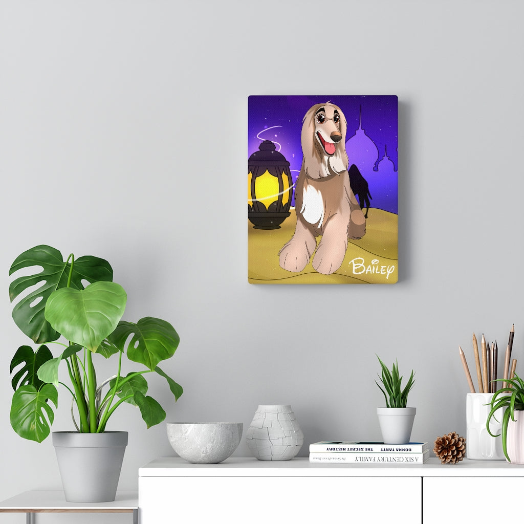 Hand-drawn Disney Style Pet Canvas (10 sizes)