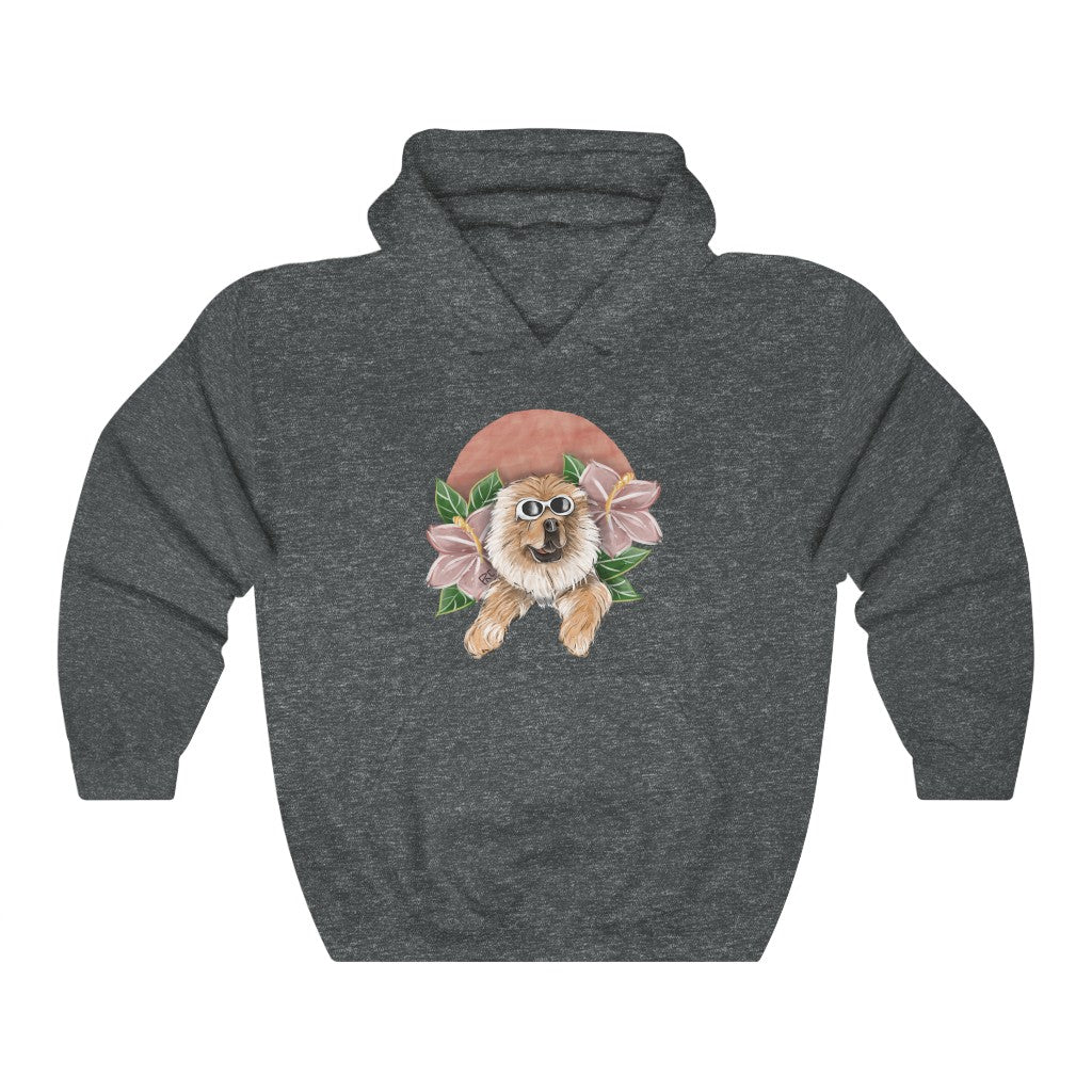 Unisex Hand-drawn Artistic Half-Body Style Pet Illustration Hoodie