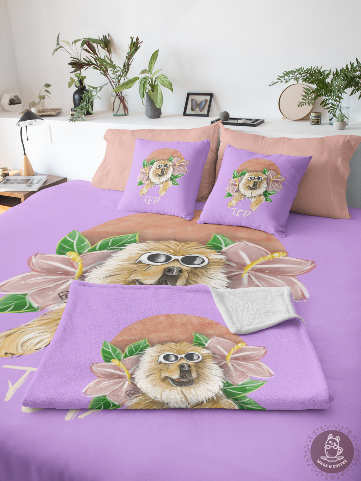 Custom Artistic Half-Body Pet Cushion Pillow (4 sizes)