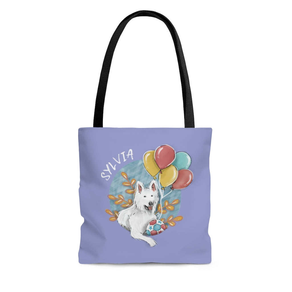 Hand-drawn Artistic Half-Body Style Pet Tote Bag (3 sizes)