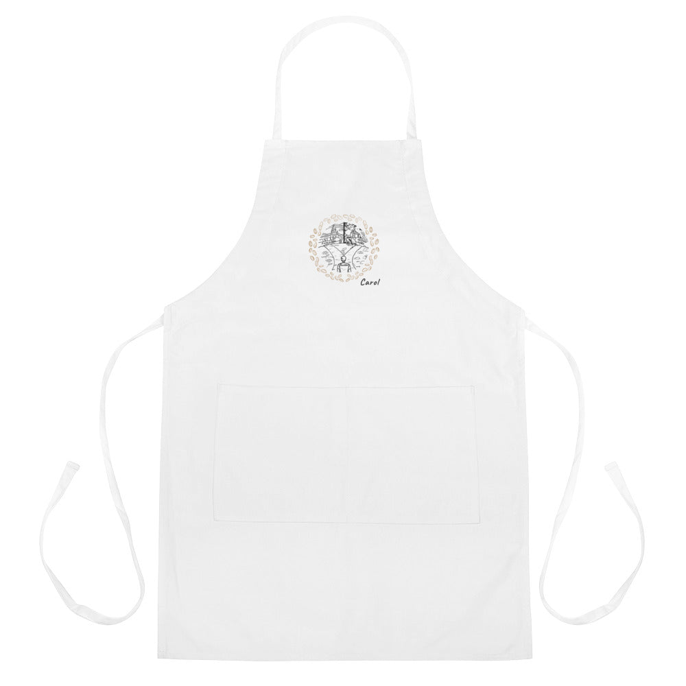 Embroidered Apron