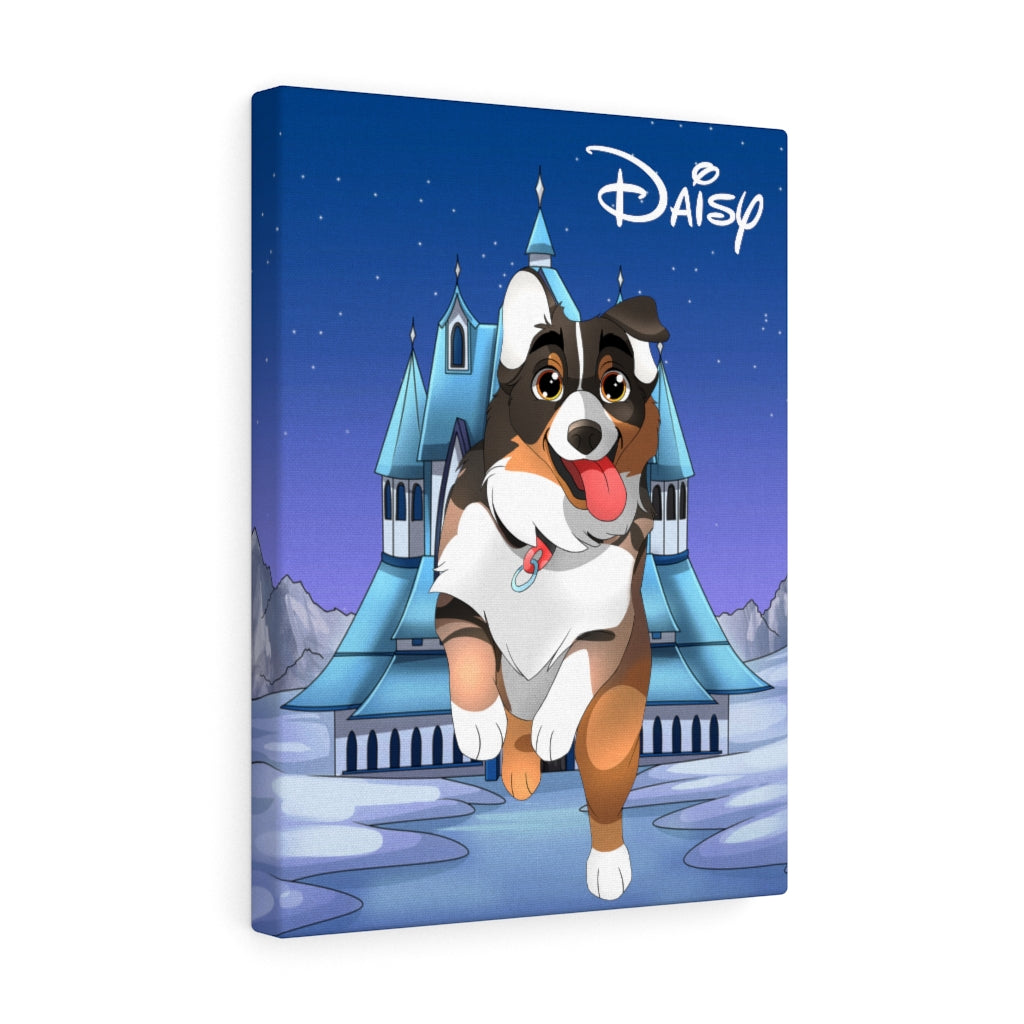 Hand-drawn Disney Style Pet Canvas (10 sizes)