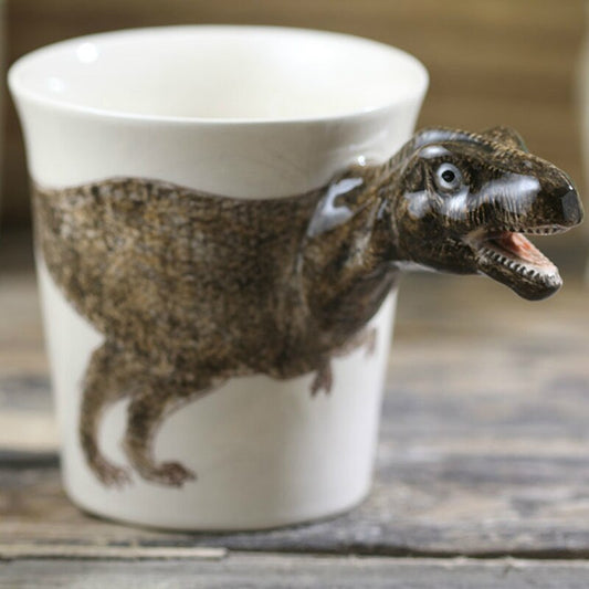 Hand-painted 3D Tyrannosaurus Mug 7oz