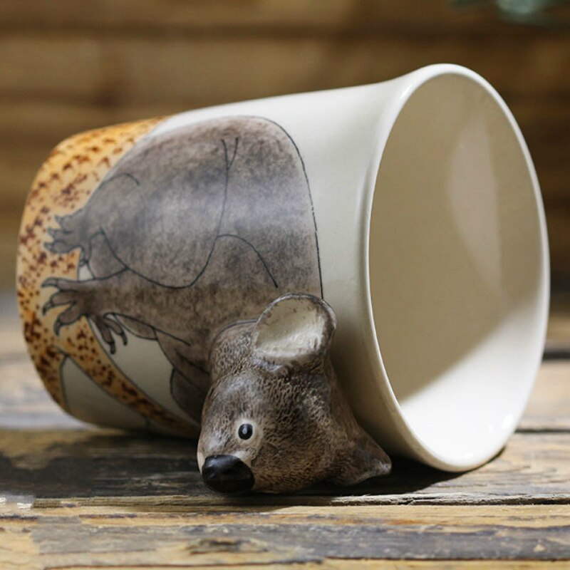 Hand-painted 3D Koala Mug 7oz