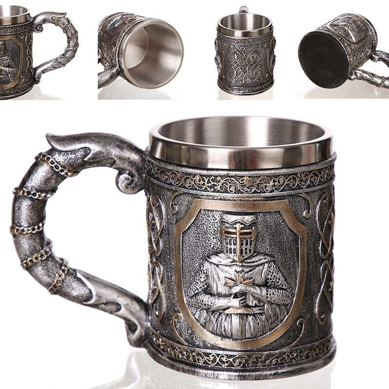 Hand-painted Viking Mug 15.8oz