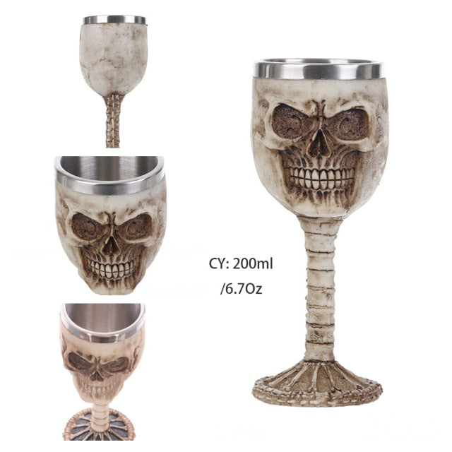 Hand-painted Viking Goblets 6.7oz