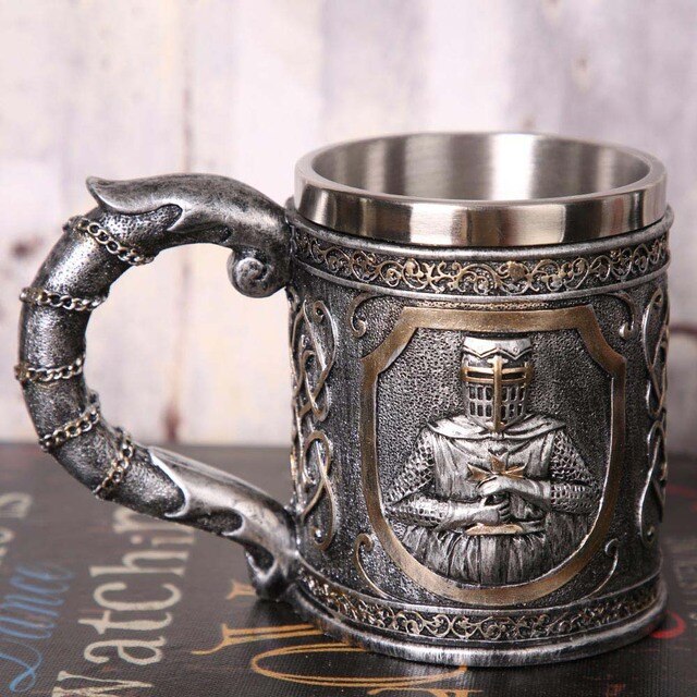 Hand-painted Viking Mug 15.8oz