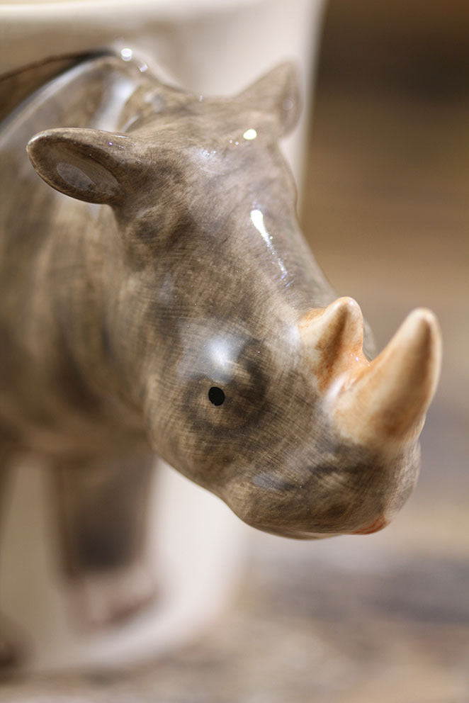 Hand-painted 3D Rhinoceros Mug 7oz