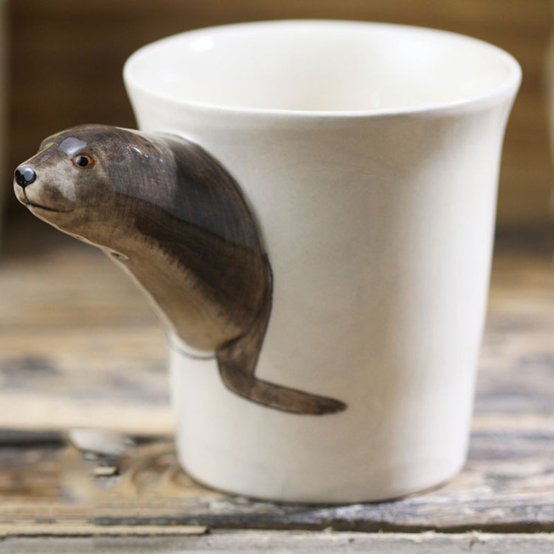 Hand-painted 3D Seal Mug 7oz