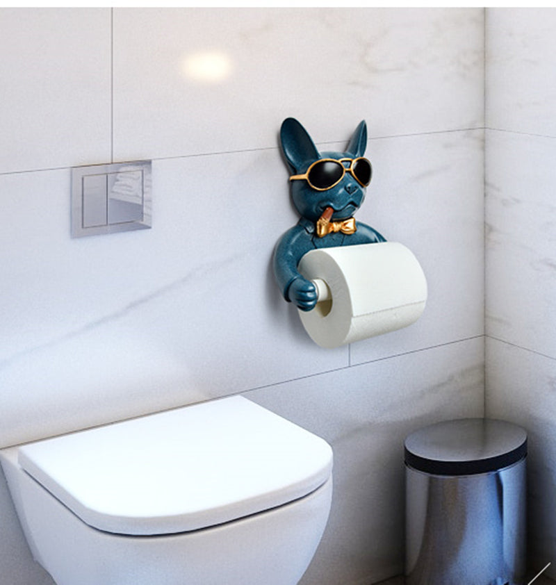 Cigar Puppy Toilet Roll Holder