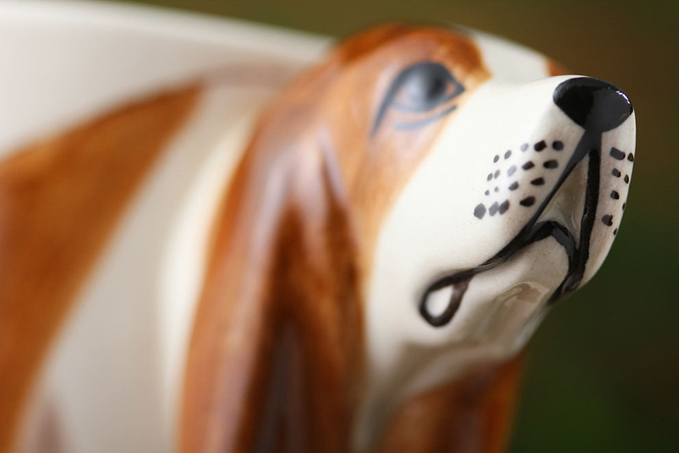 Hand-painted 3D Basset Hound Mug 10.6oz