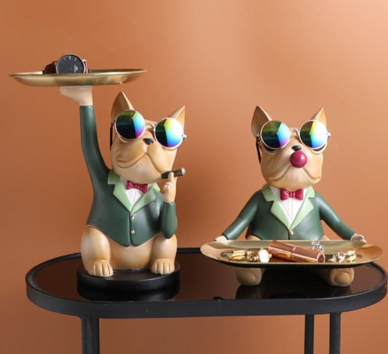 Full-Color Frenchie Butler Storage