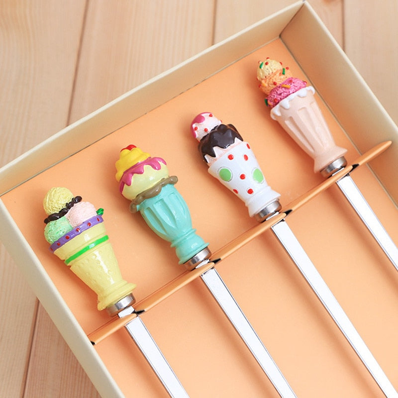Ice Cream Spoon 4-piece Gift Set