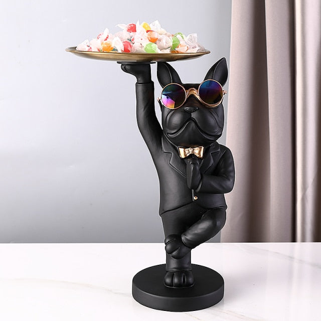 Frenchie Butler (Yogi) Tree Pose Storage