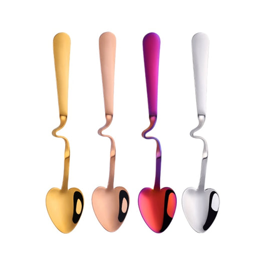 Hanging Heart 4-piece Spoon Set