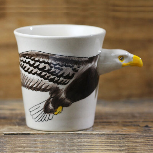 Hand-painted 3D Eagle Mug 7oz