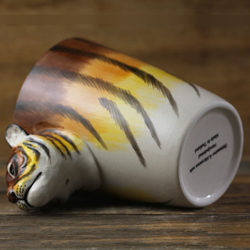 Hand-painted 3D Tiger Mug 7oz